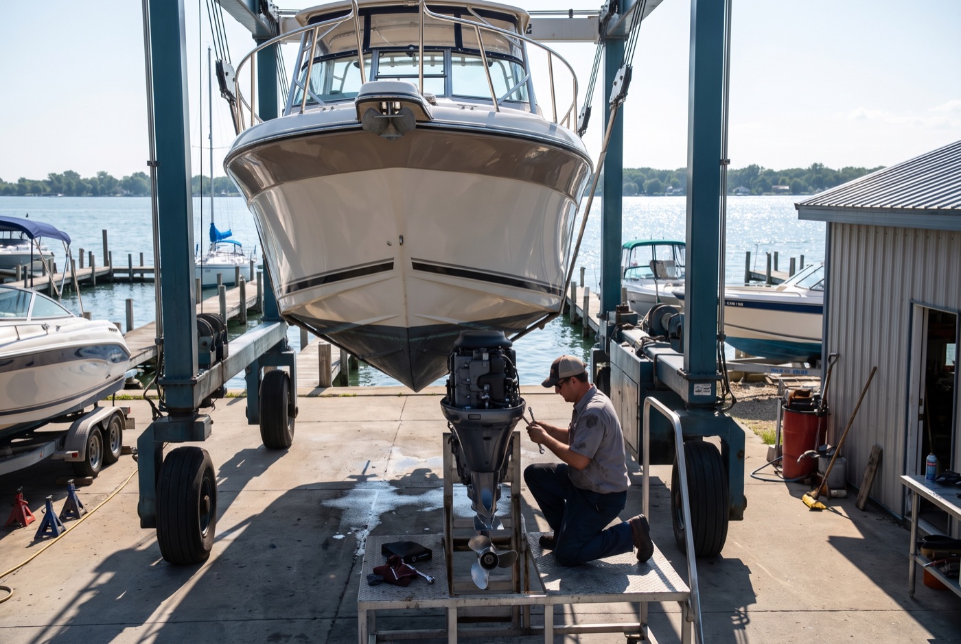 Boat Repair & Service on Lake St. Clair