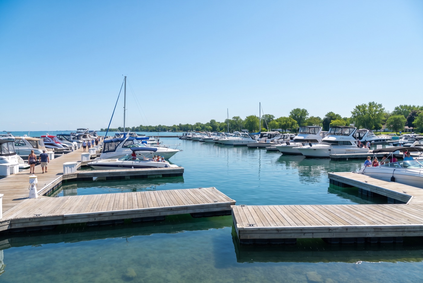 Marinas on Lake St. Clair