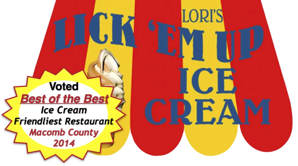 lori's lick 'em up ice cream, lick em up, loris, ice cream, harrison township, harrison twp, ice cream in harrison, birthday cake, specialty cake, best ice cream